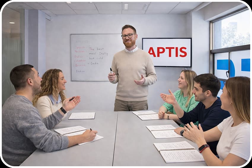 preparación exámenes Aptis